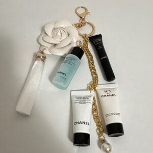 Chanel Skincare Set with White and Black Accents
